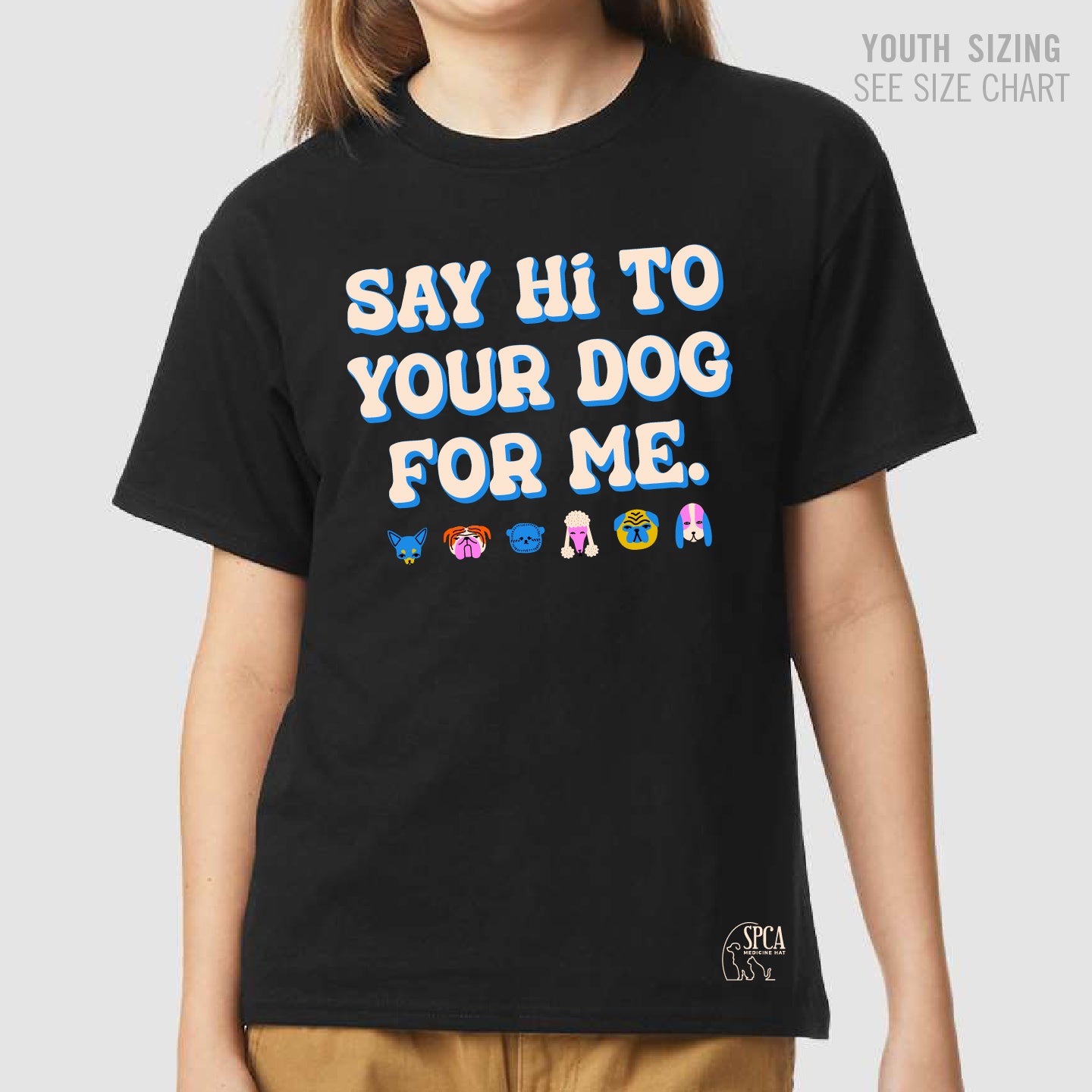 MH SPCA Say Hi! YOUTH T-Shirt (SPCAT005-64000B)
