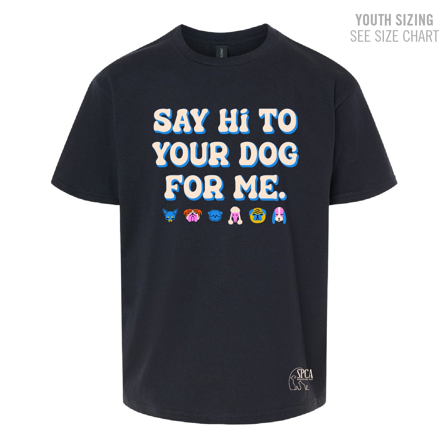 MH SPCA Say Hi! YOUTH T-Shirt (SPCAT005-64000B)
