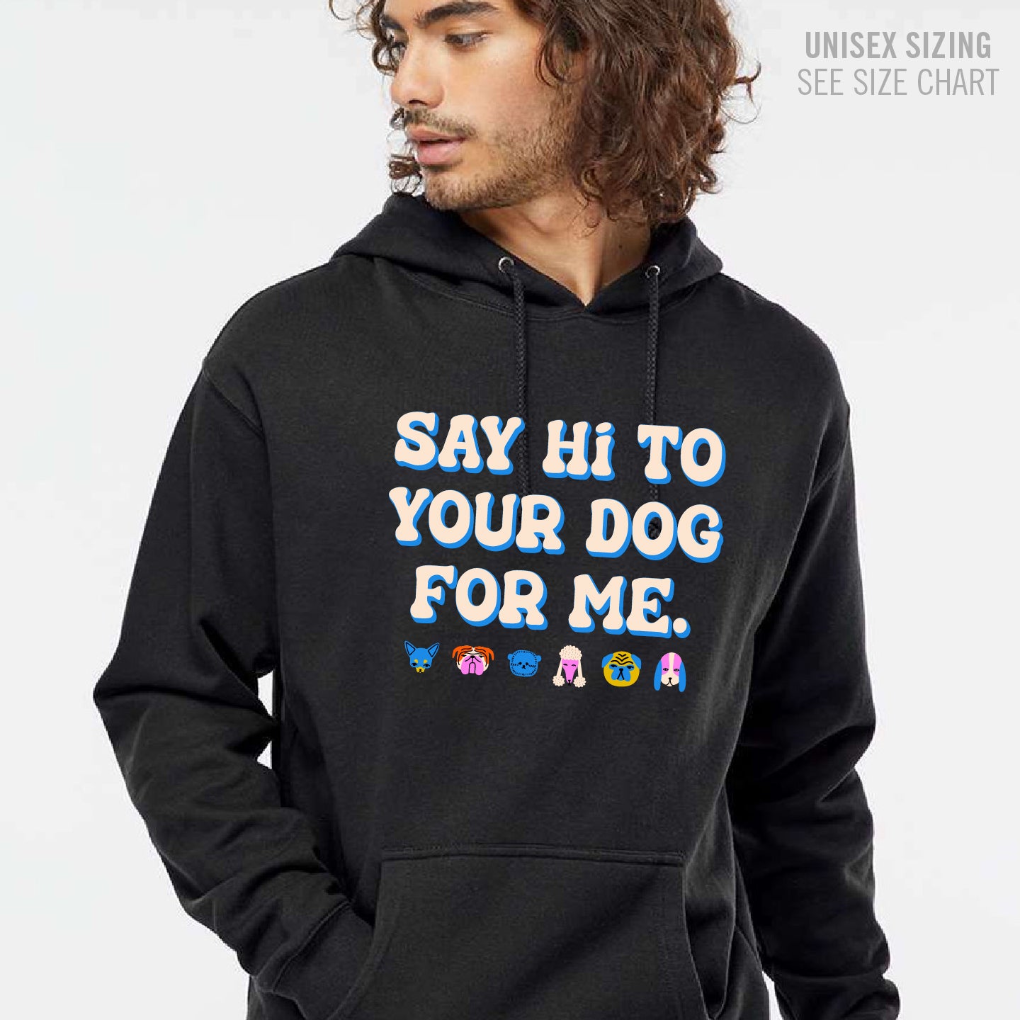 MH SPCA Say Hi! Unisex Heavyweight Hoodie (SPCAT004-IND4000)