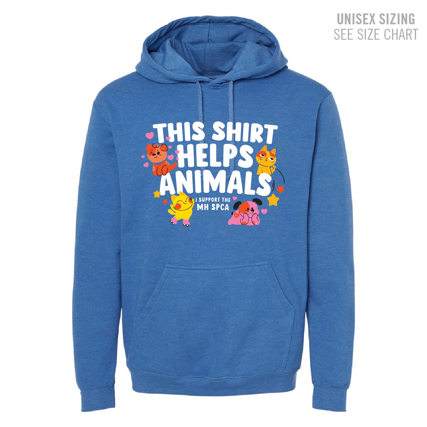 MH SPCA Helps Animals Unisex Pullover Hoodie (SPCAT002-3320)