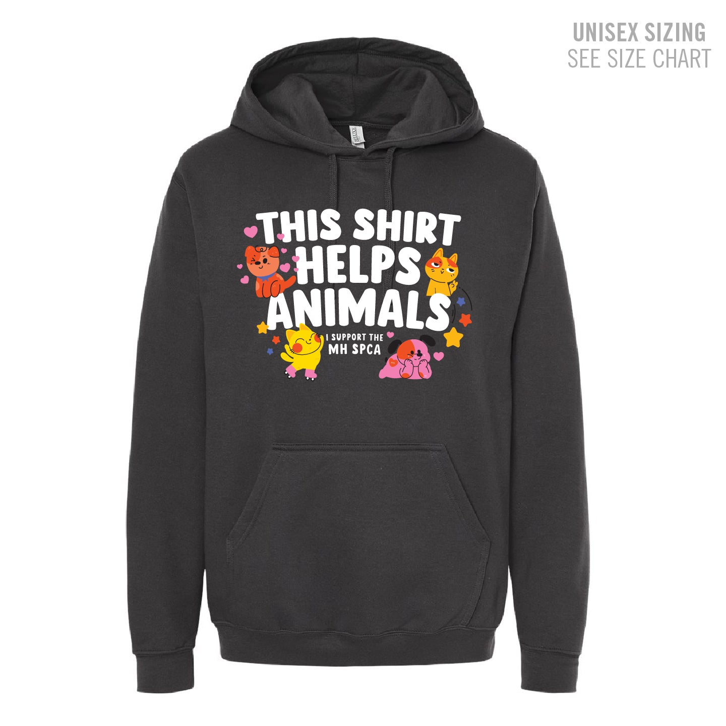 MH SPCA Helps Animals Unisex Pullover Hoodie (SPCAT002-3320)