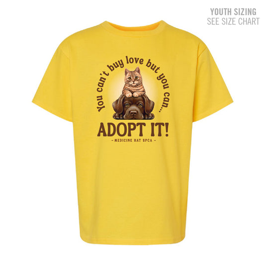 MH SPCA Adopt Love YOUTH T-Shirt (SPCAT012-5000B)