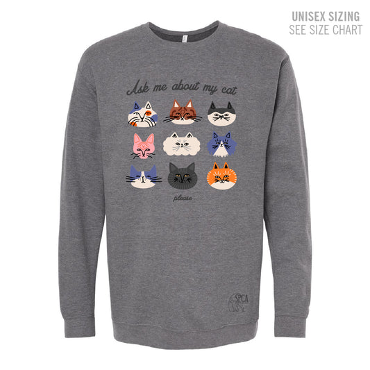 MH SPCA My Cat Crewneck Sweatshirt (SPCAT016-3340)