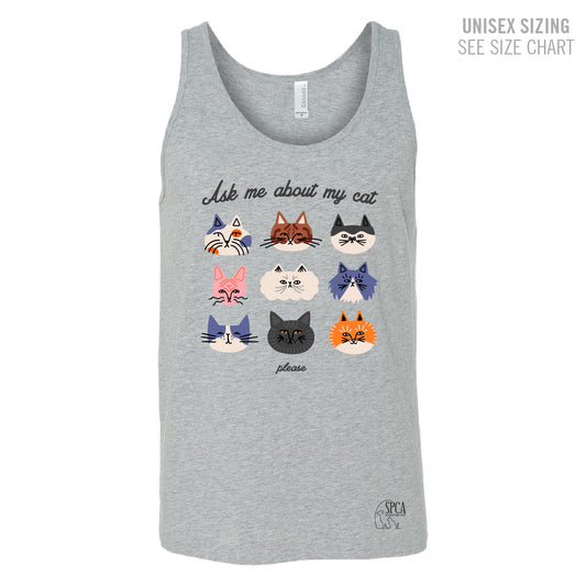 MH SPCA My Cat Unisex Tank Top (SPCAT016-3480CVC)