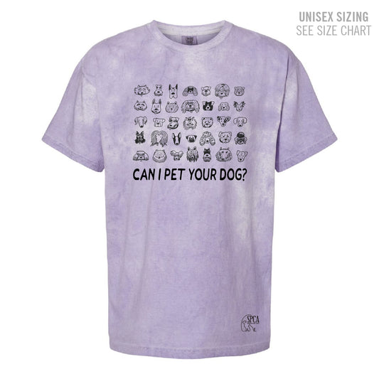 MH SPCA Dogs Colourblast Unisex Ringspun T-Shirt (SPCAT009-1745)