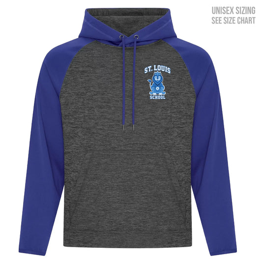 St. Louis School ADULT Small Logo Performance Hoodie (STLST003-F2047)