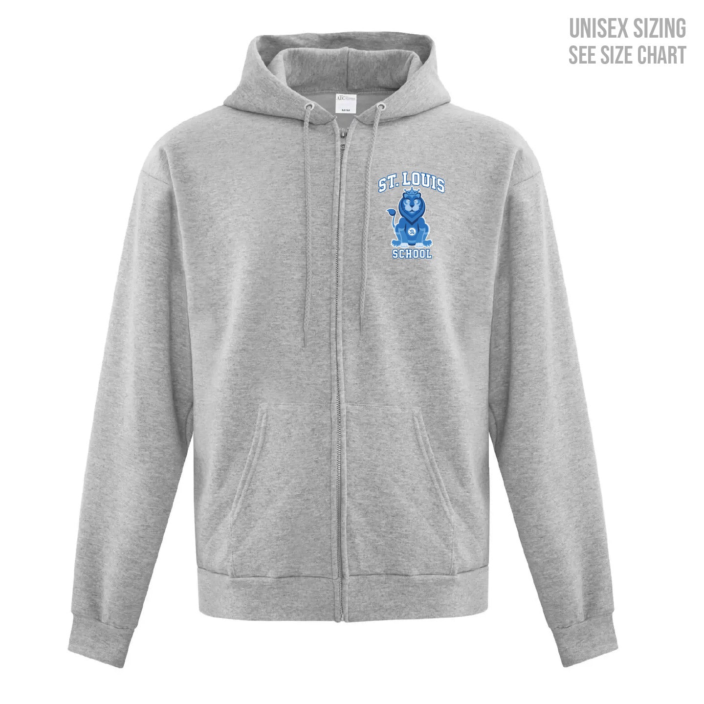 St. Louis School ADULT Zip-Up Hoodie (STLST003-F2600)