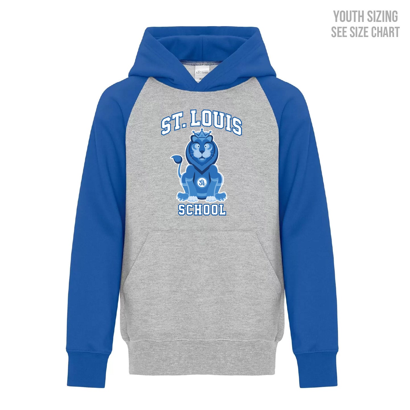 St. Louis School YOUTH Two-Tone Hoodie (STLST002-Y2550)