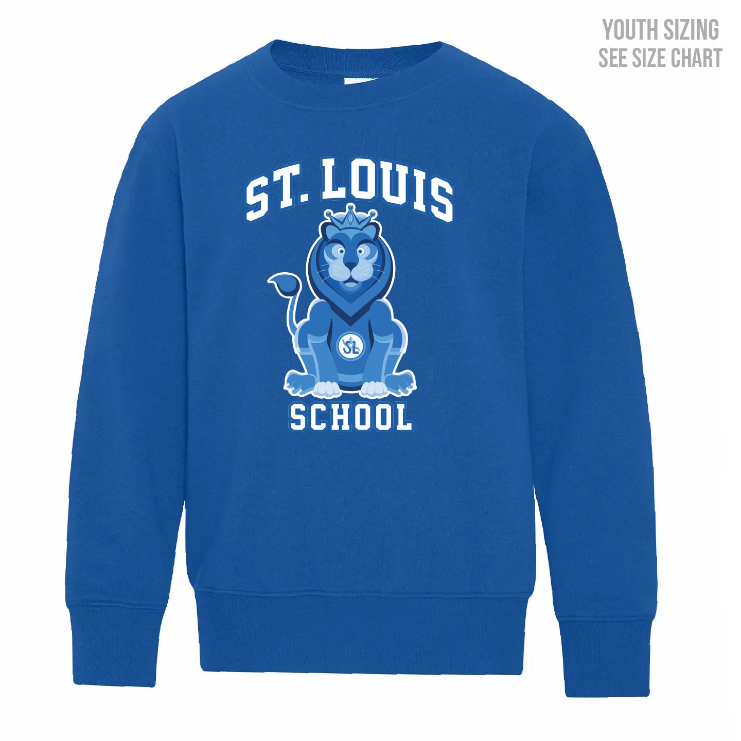 St. Louis School YOUTH Crewneck Sweatshirt (STLST001-Y2400)
