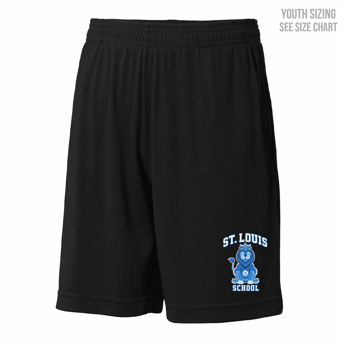 St. Louis School YOUTH Pocketed Sport Shorts (STLST003-Y357P)