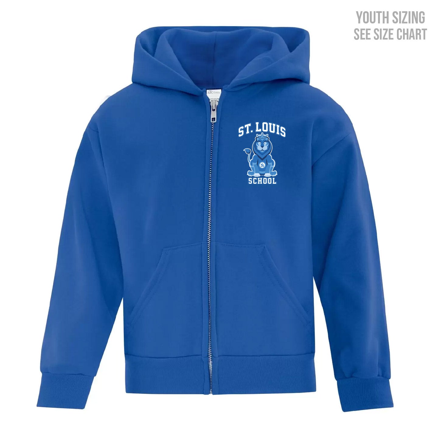 St. Louis School YOUTH Zip Up Hoodie (STLST003-Y2600)