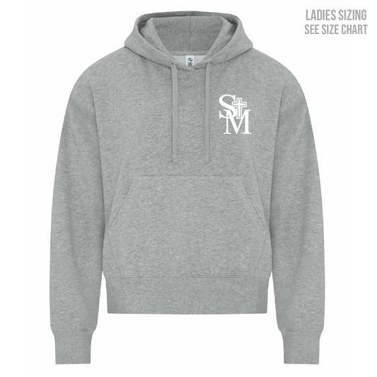 St. Michael's School LADIES Cropped Hoodie (SMST003-KOI2250L)