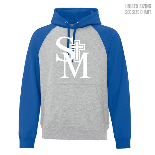 St. Michael's School ADULT Two-Tone Pullover Hoodie (SMST001-F2550)
