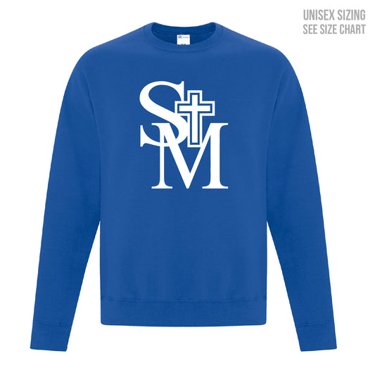 St. Michael's School ADULT Crewneck Sweatshirt (SMST001-F2400)