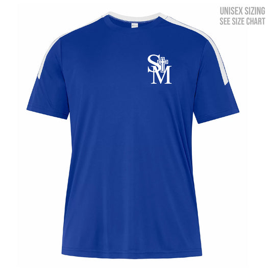St. Michael's School ADULT Performance T-Shirt (SMST003-S3550)