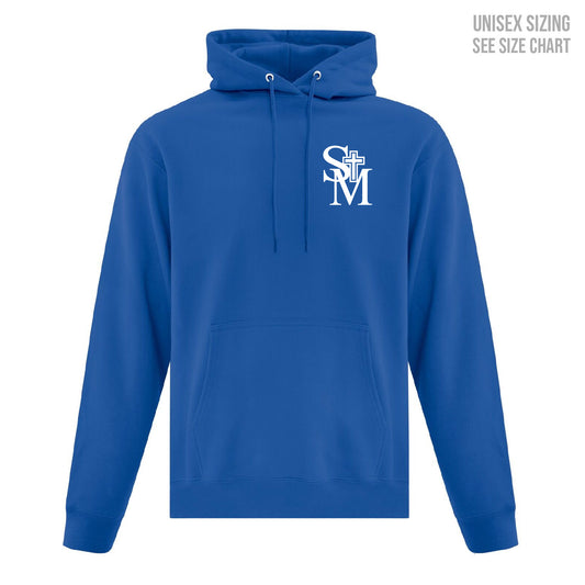 St. Michael's School ADULT Small Logo Pullover Hoodie (SMST003-F2500)