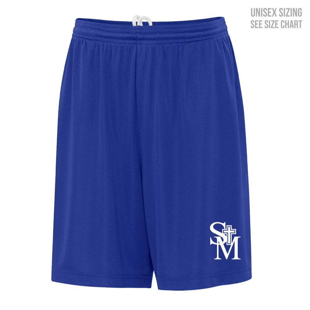 St. Michael's School ADULT Pocketed Sport Shorts (SMST003-S357P)
