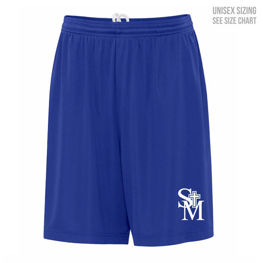 St. Michael's School ADULT Pocketed Sport Shorts (SMST003-S357P)