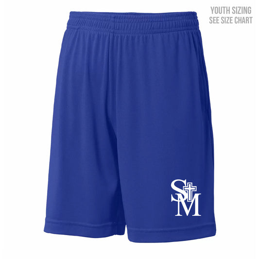 St. Michael's School YOUTH Pocketed Sport Shorts (SMST003-S357P)