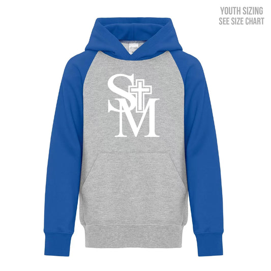 St. Michael's School YOUTH Two-Tone Hoodie (SMST002-Y2550)
