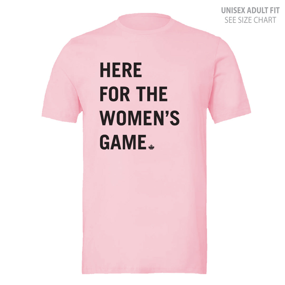 Women's Para Hockey Type Design UNISEX Ringspun T-Shirt (WPHT006-3001)