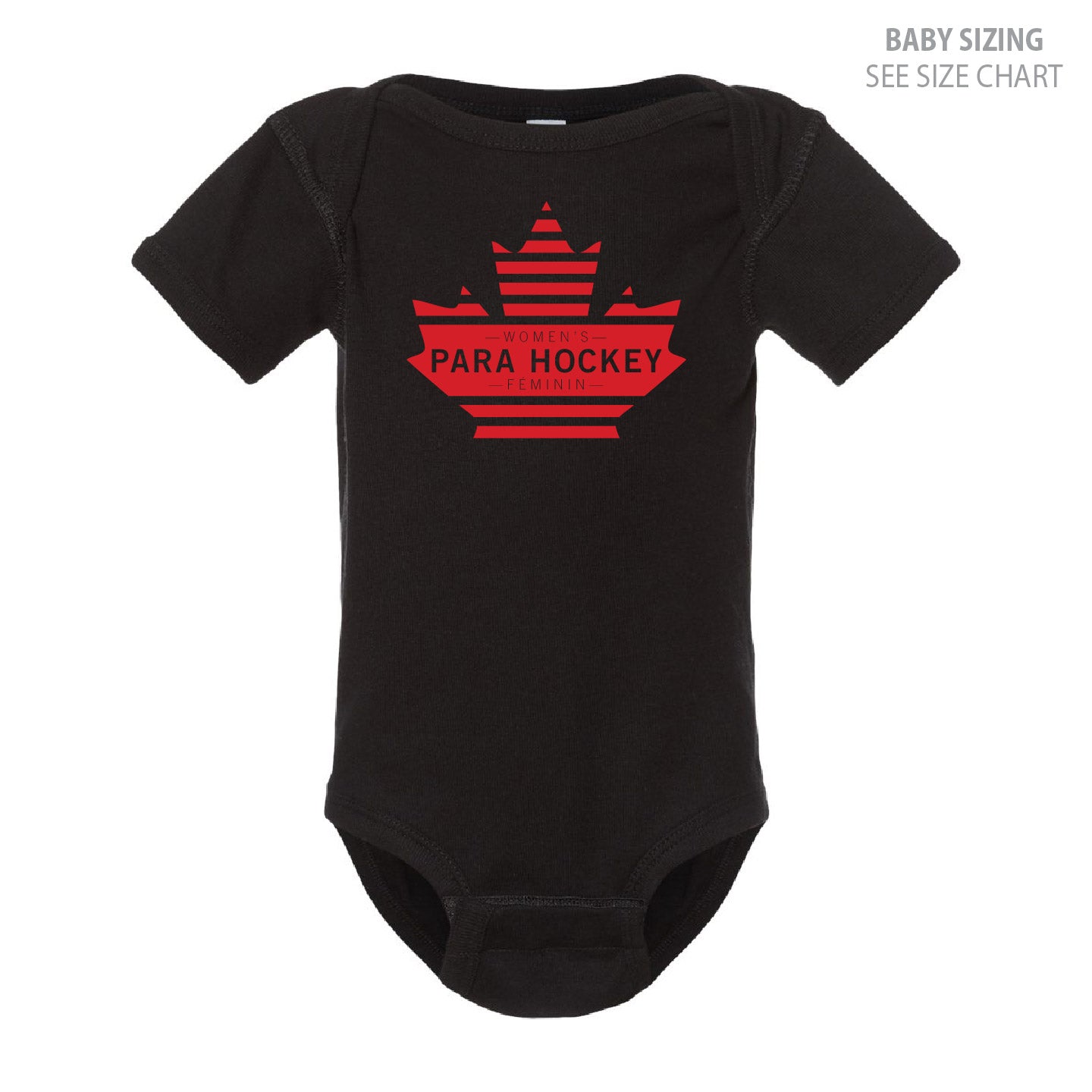 Women's Para Hockey Leaf Design Infant Onesie (WPHT003-4424)