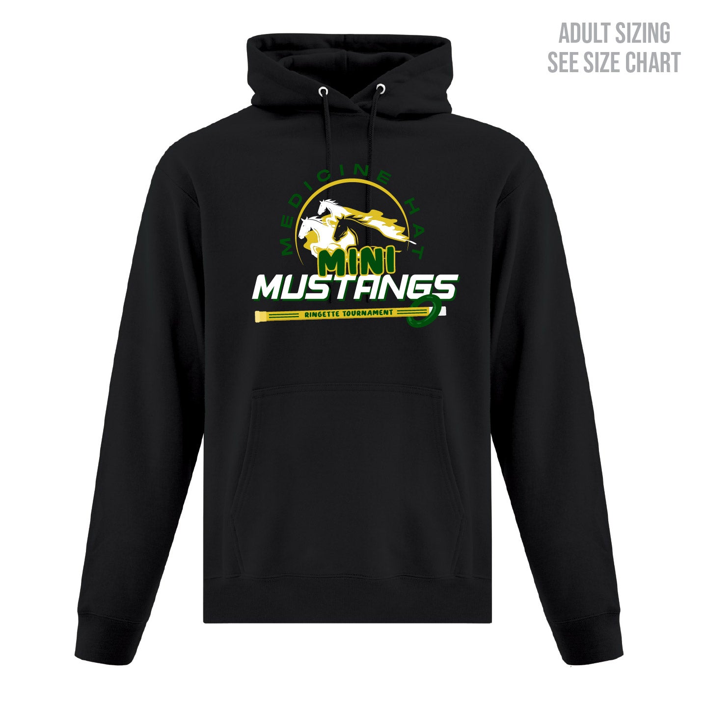 Mini Mustangs ADULT Pullover Hoodie (MMHRAT001-F2500)