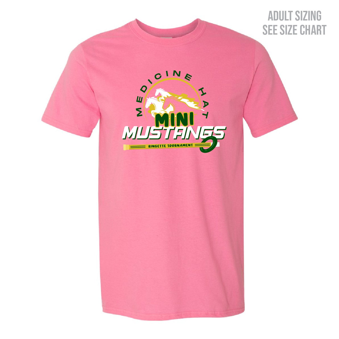 Mini Mustangs ADULT T-Shirt (MMHRAT002-64000)
