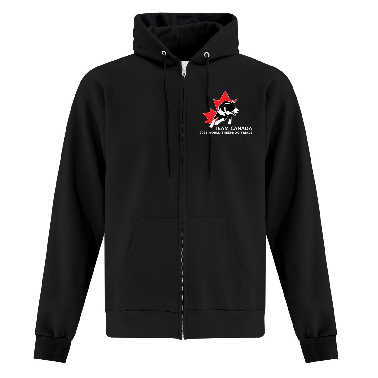 Sheepdog Trials Unisex Zip Hoodie (SDTT001/002-ATCF2600)