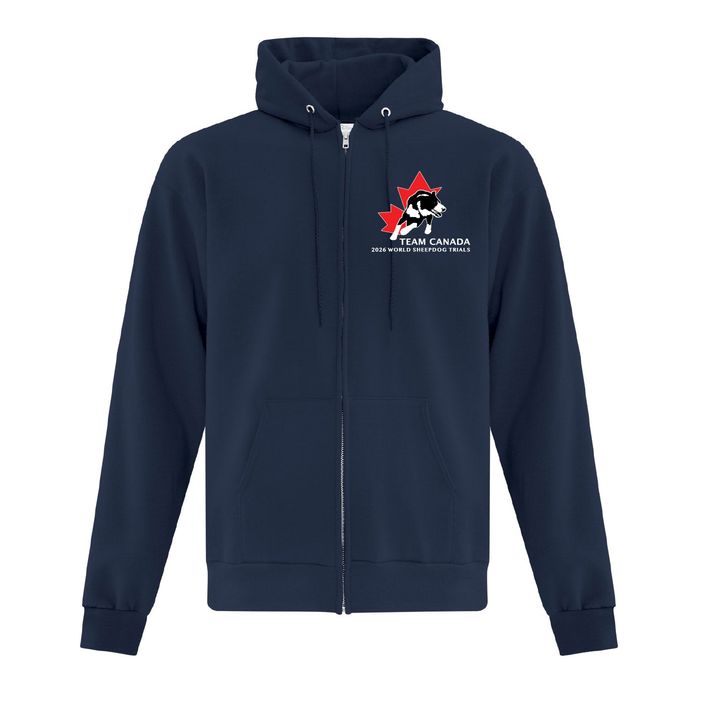 Sheepdog Trials Unisex Zip Hoodie (SDTT001/002-ATCF2600)