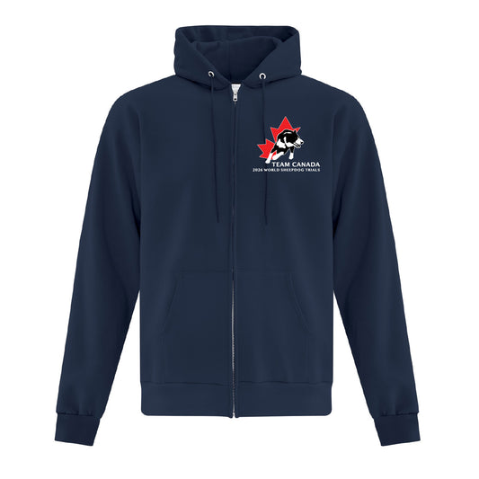 Sheepdog Trials Unisex Zip Hoodie (SDTT001/002-ATCF2600)