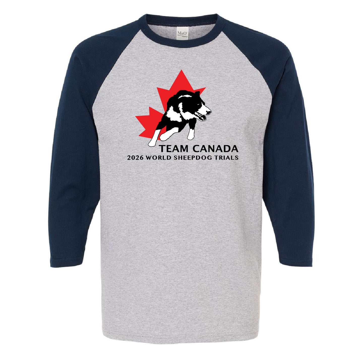 Sheepdog Trials Unisex Baseball T-Shirt (SDTT004-5540)