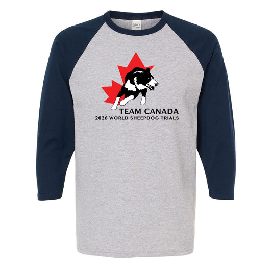 Sheepdog Trials Unisex Baseball T-Shirt (SDTT004-5540)