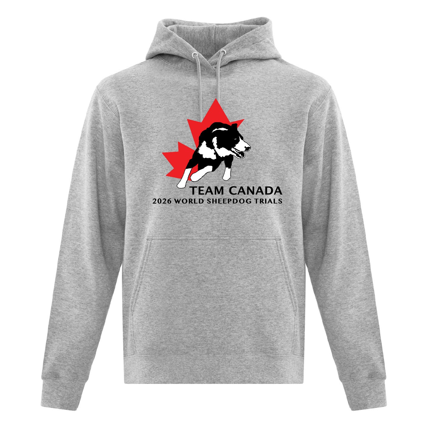 Sheepdog Trials Large Print Unisex Pullover Hoodie (SDTT004-ATCF2500)