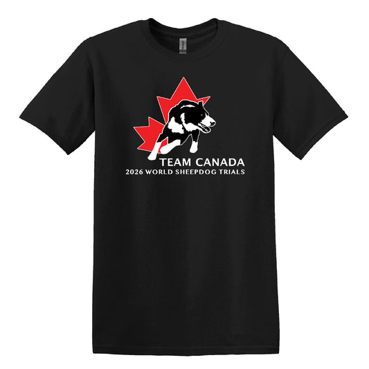 Sheepdog Trials Large Print Unisex T-Shirt (SDTT002-64000)