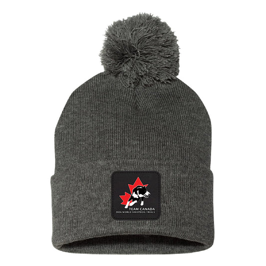 Sheepdog Patched Pom Pom Cuffed Beanie (SDTT007BP2-SP15)