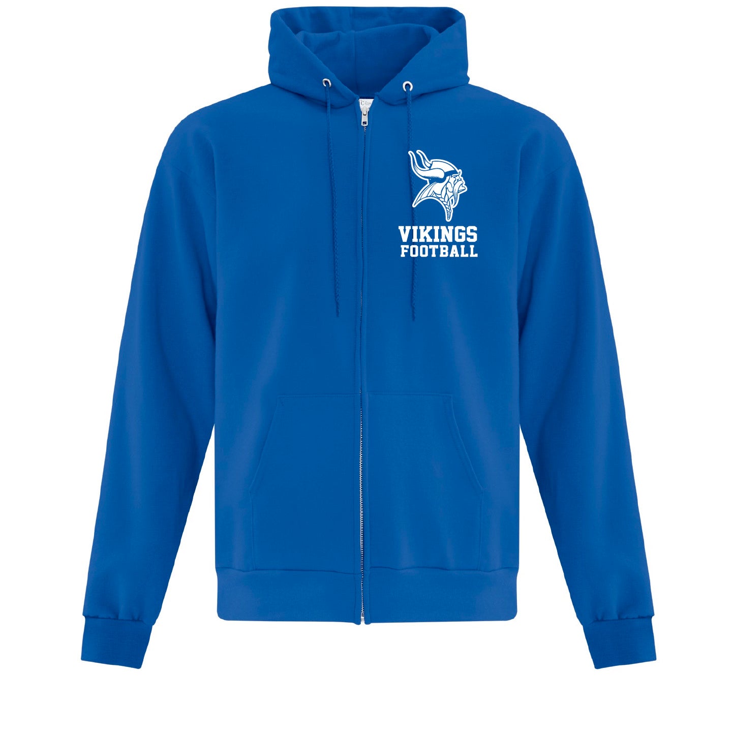 CHHS Vikings Football Unisex Zip-Up Hoodie (CHFB26T002-F2600)