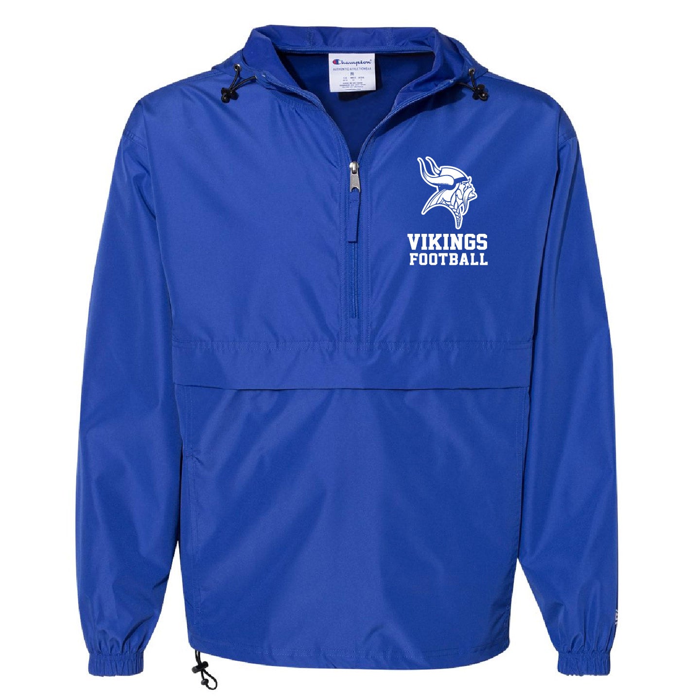 CHHS Vikings Football Unisex Champion Half Zip Windbreaker (CHFB26T002-CO200)