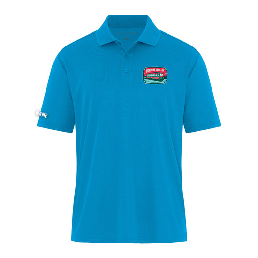 Sunshine Trolley ADULT Performance Polo Shirt (TEFT026-S365)