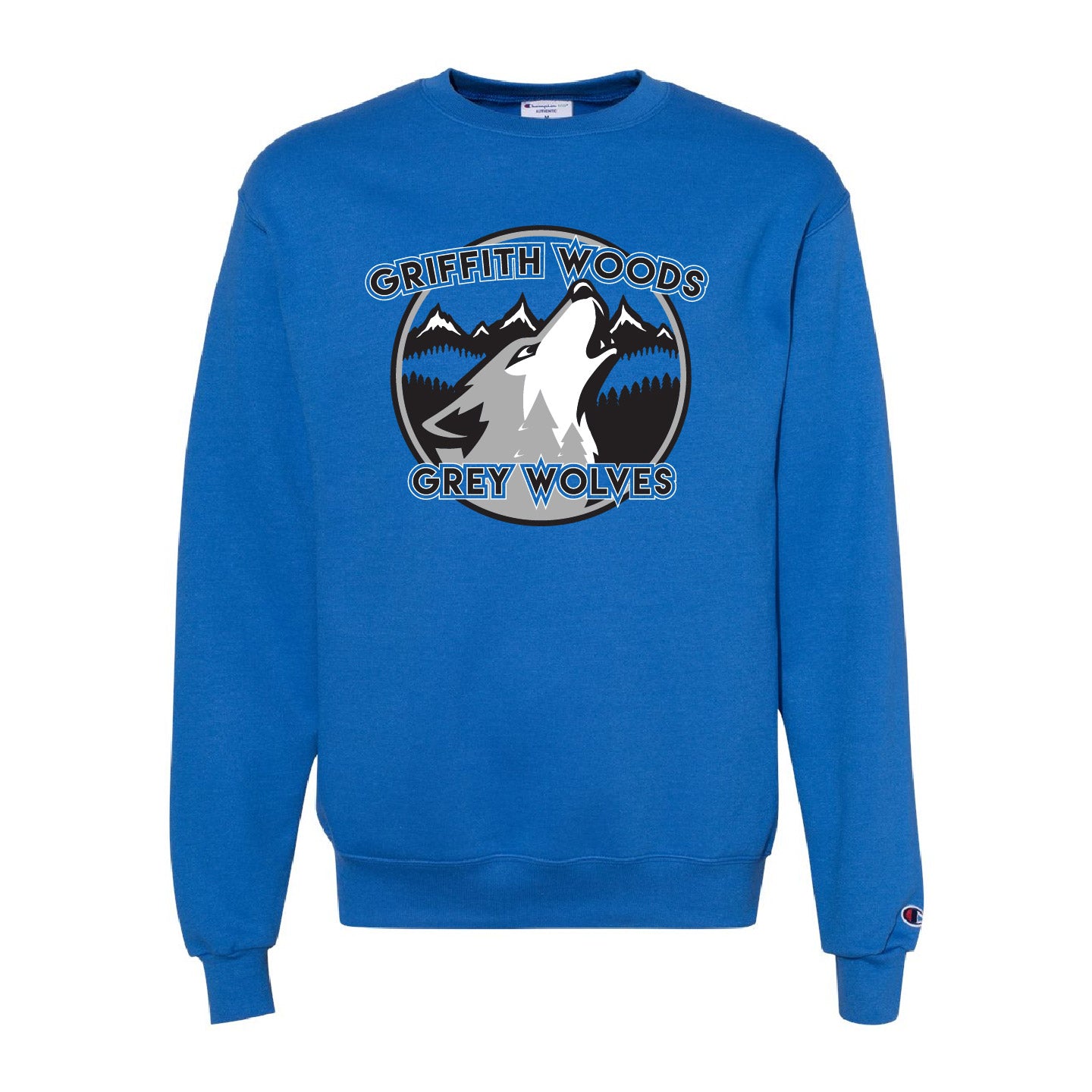GWS Unisex Champion Blue Crewneck Sweatshirt (GWST003-S600)