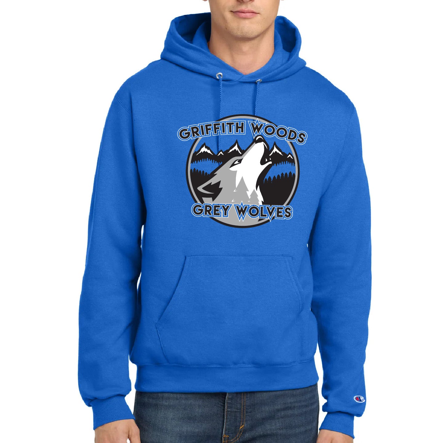 GWS Unisex Champion Blue Hoodie (GWST003-S700)