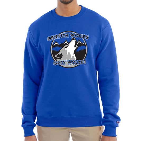 GWS Unisex Champion Blue Crewneck Sweatshirt (GWST003-S600)