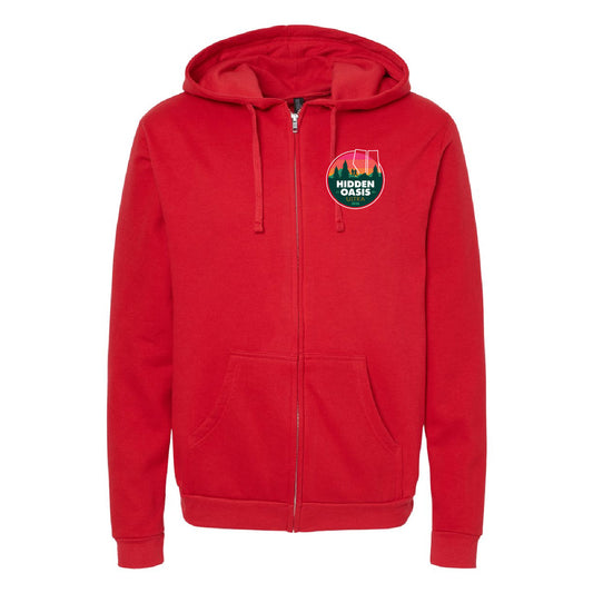 Hidden Oasis Unisex Zip Hoodie (HOT002-3331)