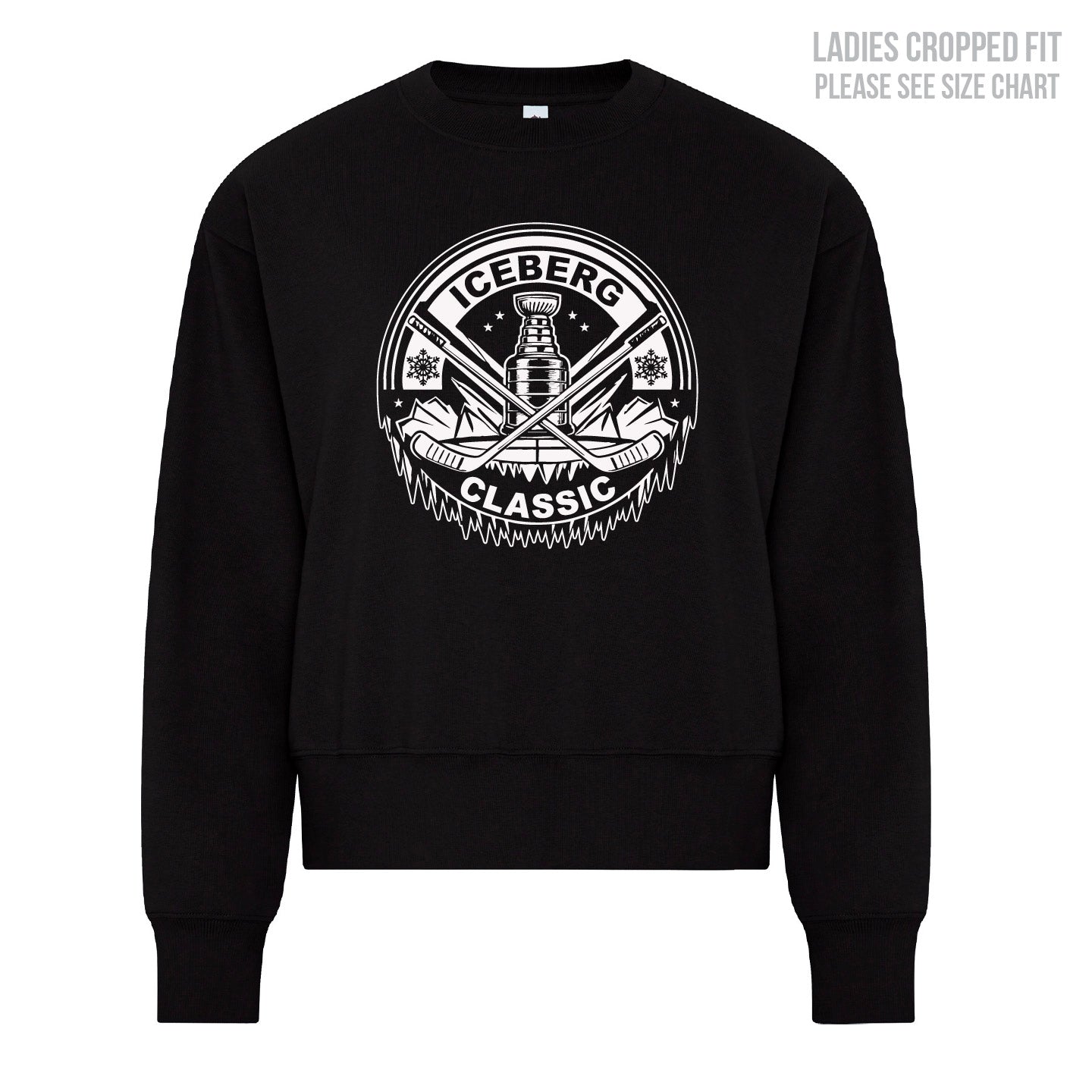 Iceberg Classic LADIES Cropped Sweatshirt (ICEBT001-KOI2240L)