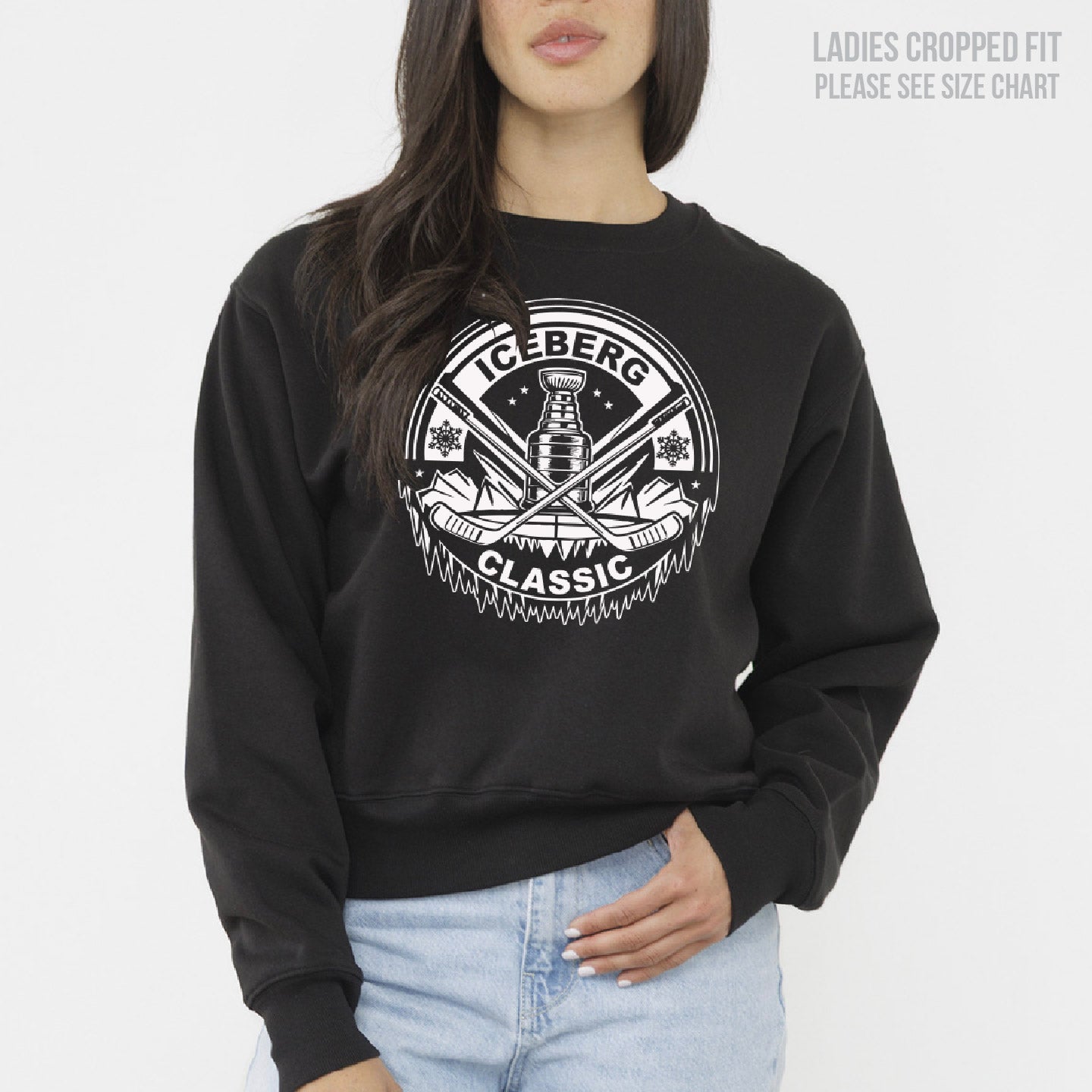 Iceberg Classic LADIES Cropped Sweatshirt (ICEBT001-KOI2240L)