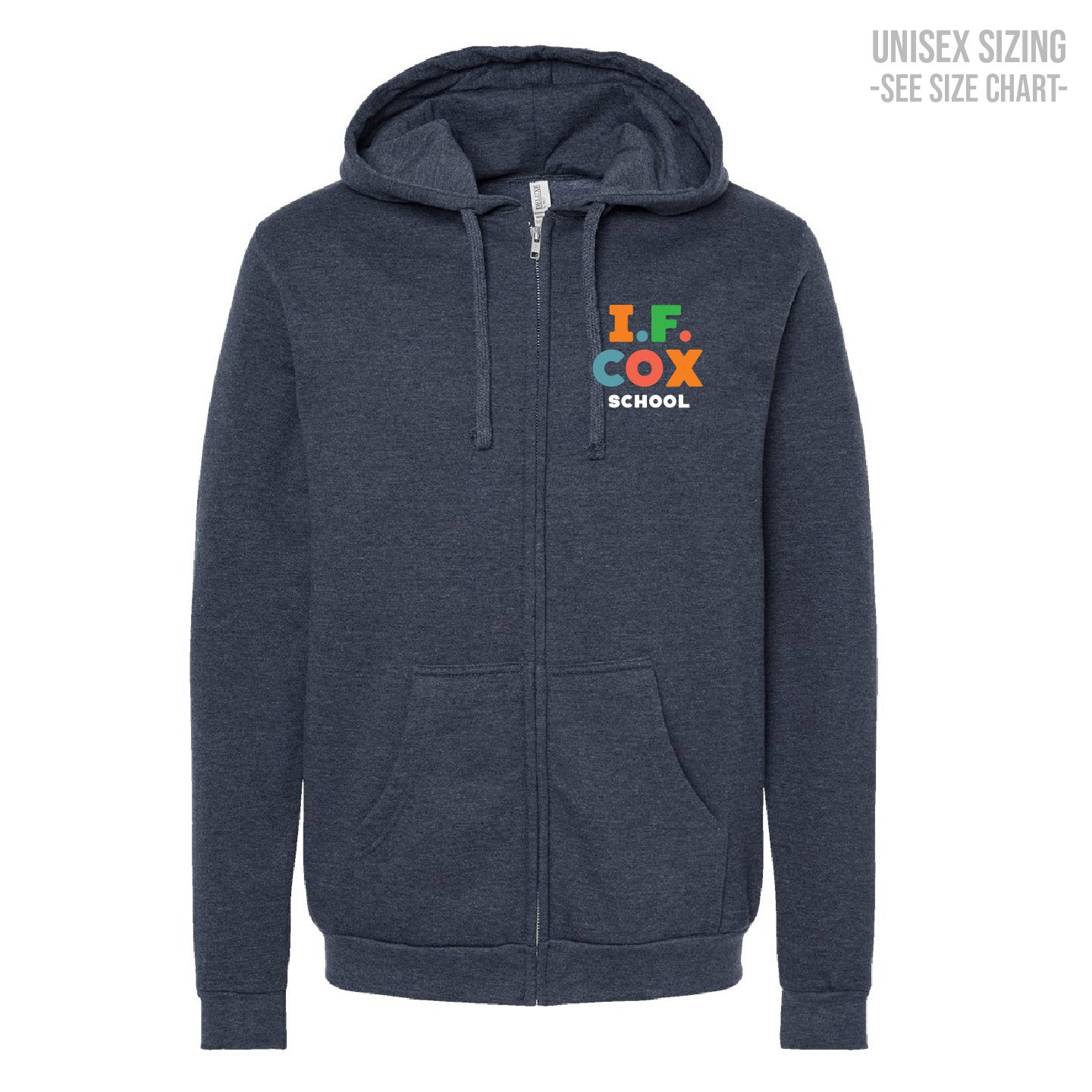 I.F. Cox/Kindercare Unisex Zip Hoodie (KINDT005/003-3331)