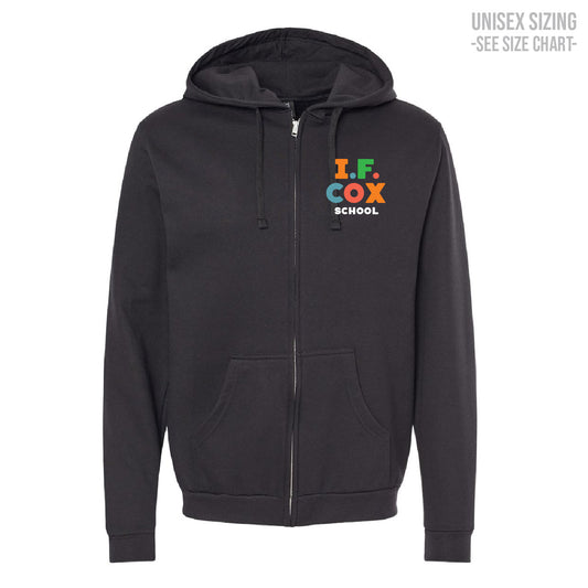 I.F. Cox/Kindercare Unisex Zip Hoodie (KINDT005/003-3331)