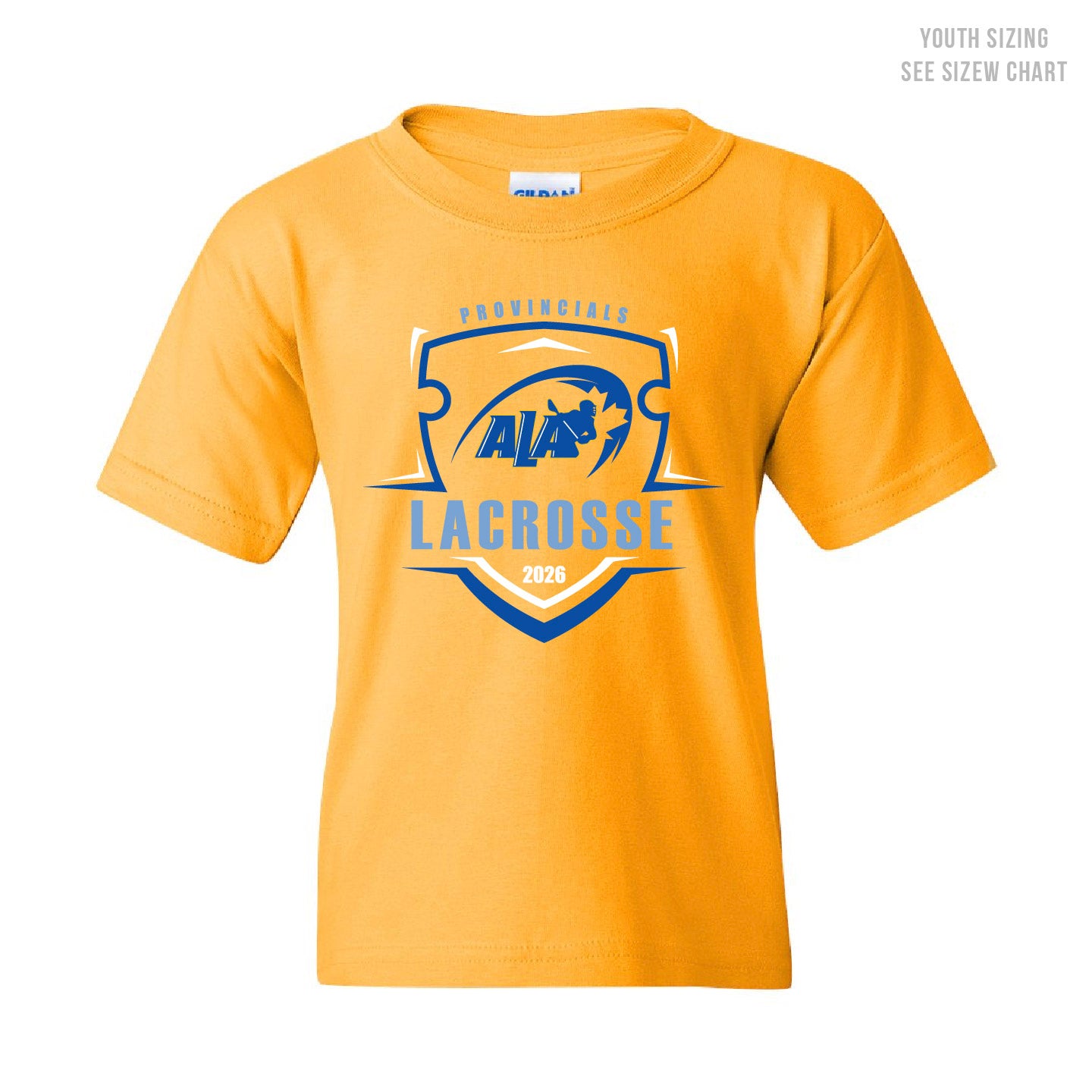 Lacrosse Provincials YOUTH T-Shirt (LCPRT001-64000B)