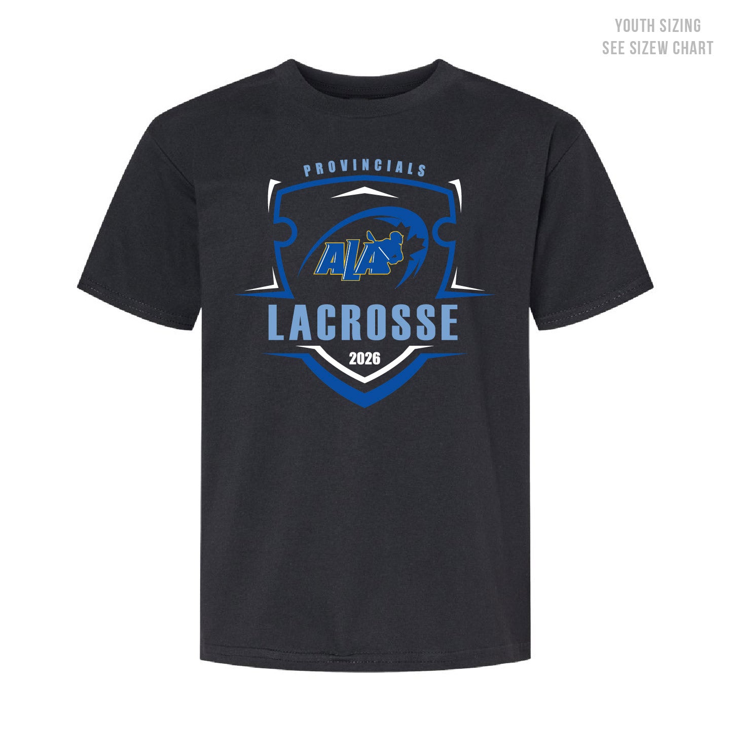 Lacrosse Provincials YOUTH T-Shirt (LCPRT001-64000B)
