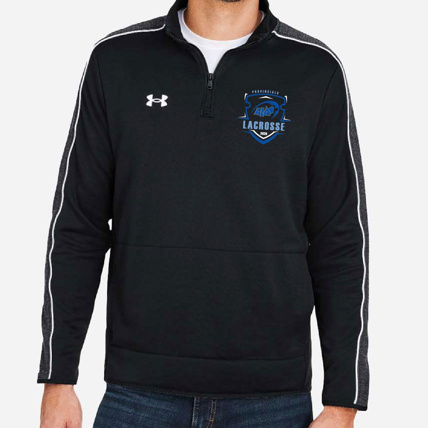 Lacrosse Provincials ADULT UA Performance Zip Pullover (LCPRT003-1383260)
